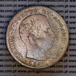 Portugal 500 réis 1859 silver (F) - Obverse – Ref. MQ.4D.AG.P5.08.04.B5