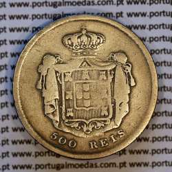 500 réis 1859 prata (MBC) - Reverso – Ref. MQ.4D.AG.P5.08.04.A7a