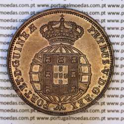 1/2 Macuta 1858 cobre – (Bela+) – Anverso (variação de brilho 1) – Ref. MQ.4D.AG.P5.AG.01.01.A2