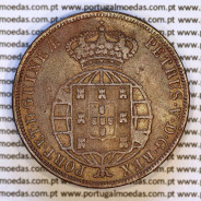 1/2 Macuta 1858 cobre – (MBC) – Anverso – Ref. MQ.4D.AG.P5.AG.01.01.B6