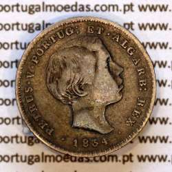 100 réis 1854 prata — busto cabelos lisos — Anverso (variação de brilho 1) — Ref. MQ.4D.AG.P5.02.01.B2