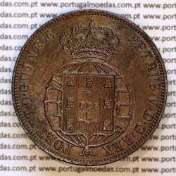 Angola 1/2 Macuta 1858 copper – (VF) – Obverse – Ref. MQ.4D.AG.P5.AG.01.01.B1