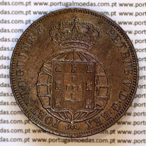 1/2 Macuta 1858 cobre – (MBC) – Anverso – Ref. MQ.4D.AG.P5.AG.01.01.B1