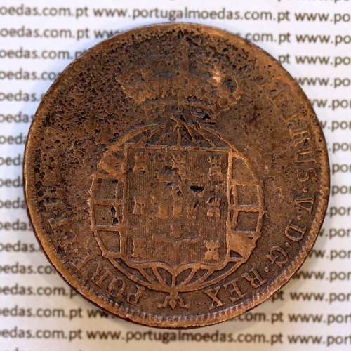 1/2 Macuta 1860 cobre (BC) — Anverso — Ref. MQ.4D.AG.P5.AG.01.02.C4