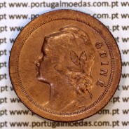 20 Centavos 1933 bronze Guiné – (Bela) – Anverso (variação de brilho 2) – Ref. AG.GU.04.01.A6