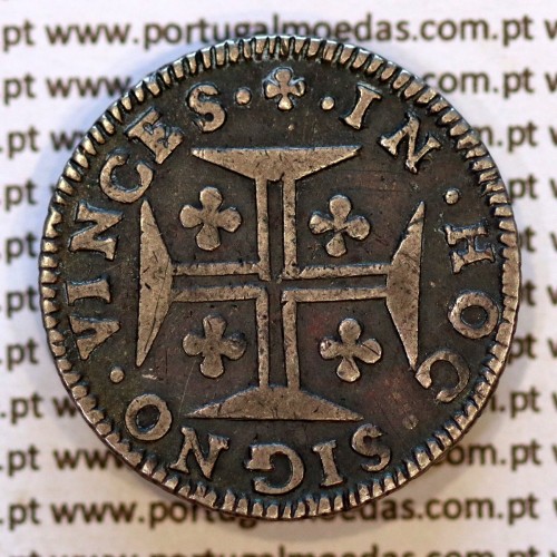 6 Vinténs Prata D. Pedro II 1683-1706 – reverso – MQ.4D.AG.P2.50.05.B1 -   (captura de luz 2)
