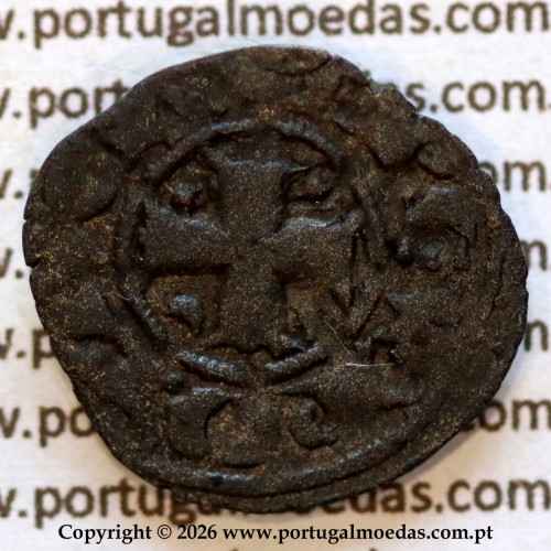 Dinheiro em bolhão D. Dinis I — Anverso (variação de brilho 2) — Ref. MQ.1D.AG.DI.04.28.A2