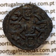 Dinheiro em bolhão D. Dinis I — Reverso (variação de brilho 2) — Ref. MQ.1D.AG.DI.04.28.A2