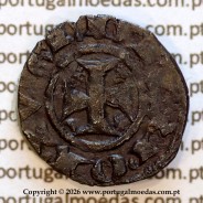 Dinheiro em bolhão D. Dinis I — Anverso (variação de brilho 1) — Ref. MQ.1D.AG.DI.04.58.A2
