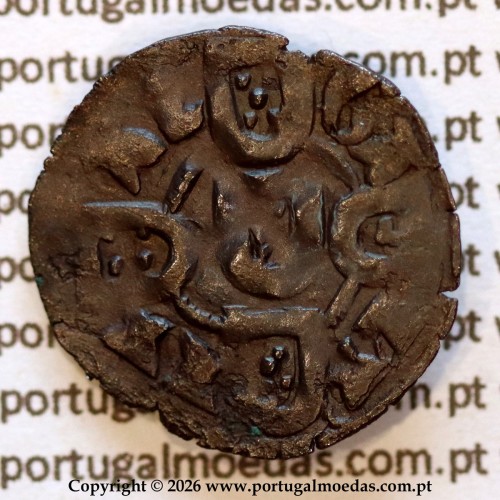 Dinheiro em bolhão D. Dinis I — Reverso — Ref. MQ.1D.AG.DI.07.01.A3