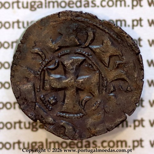 Dinheiro em bolhão D. Dinis I — Anverso — Ref. MQ.1D.AG.DI.07.01.A3