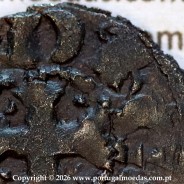 Dinheiro em bolhão D. Dinis I — Detalhe cruz Pátea — Ref. MQ.1D.AG.DI.07.09.A1