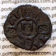 Portugal medieval billon dinheiro coin — Reverse — Ref. MQ.1D.AG.DI.07.25.A2