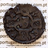 Dinheiro em bolhão D. Dinis I — Reverso — Ref. MQ.1D.AG.DI.07.55.B1