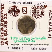 Portugal medieval billon dinheiro coin — Iconographic detail (incography) — Ref. MQ.1D.AG.DI.08.14.A1