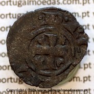 Portugal medieval billon dinheiro coin – Obverse (brightness variation 2) – Ref. MQ.1D.AG.DI.04.07.A2