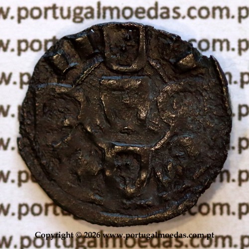 Dinheiro de D. Pedro I — Reverso (variação de brilho 2) – Ref. MQ.1D.AG.P1.02.14.A1