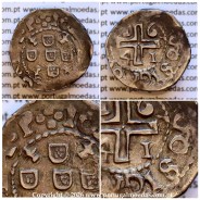 Meio Tostão 1641 prata – Detalhes incografia (variação de brilho 1) – Ref. MQ.4D.AG.J4.38.03.A1