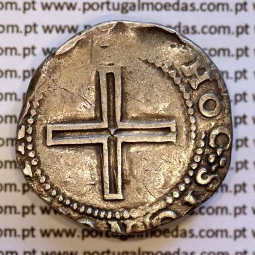 Tostão prata D. João IV 1640‑1656 – Reverso (variação de brilho 3) – Ref. MQ.4D.AG.J4.74.05.A1