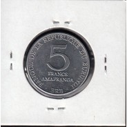 MOEDA DE 5 FRANCS ALUMÍNIO 1980 - BURUNDI - KRAUSE WORLD COINS BURUNDI KM 20