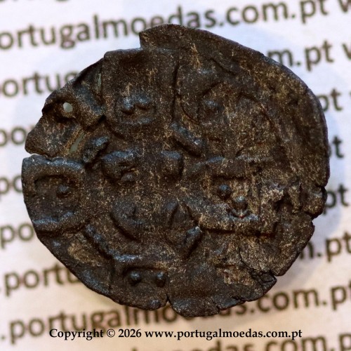 Dinheiro D. Dinis I bolhão (1279–1325) – Reverso – Ref. MQ.1D.AG.DI.03.01.A3