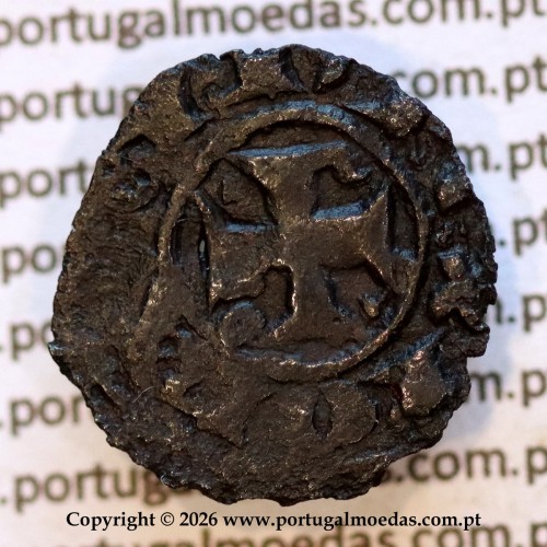 Dinheiro D. Dinis I bolhão (1279–1325) – Anverso – Ref. MQ.1D.AG.DI.04.83.A5