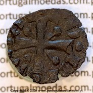 Portugal ½ Dinheiro (Mealha) in billon of King Sancho II (1223–1248) – Reverse (Variation 1) – Ref. MQ.1D.AG.S2.01.02.A1
