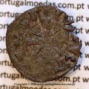 Dinheiro em bolhão de D. Sancho II (1223–1248) – Reverso (Variação Brilho 1) – Ref. MQ.1D.AG.S2.02.02.A1-R1
