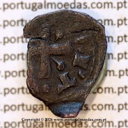 Moeda medieval de D. Sancho II em bolhão – variante de legenda não catalogada – tipologia Cruz Cravada – AG 2.º Grupo