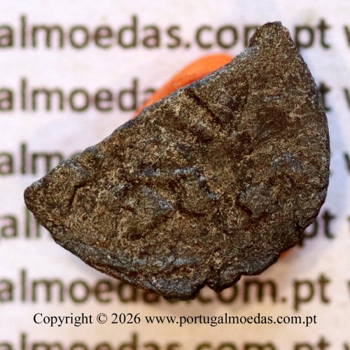 Mealha (½ Dinheiro) em bolhão de D. Sancho II (1223–1248) – Anverso – Ref. MQ.1D.AG.S2.01.04.A1
