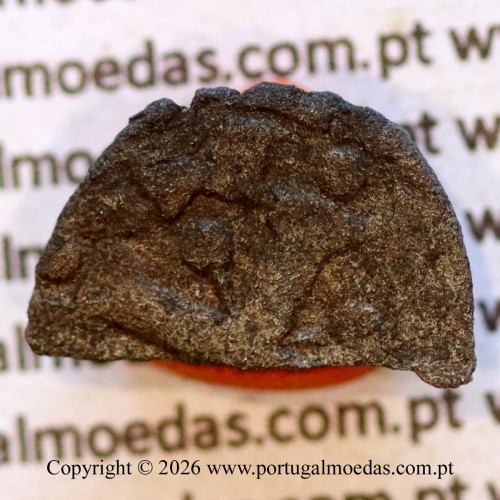 Mealha (½ Dinheiro) em bolhão de D. Sancho II (1223–1248) – Reverso – Ref. MQ.1D.AG.S2.01.04.A1