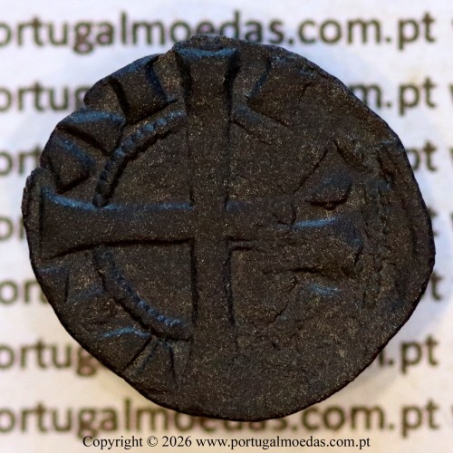 Dinheiro D. Sancho II bolhão – Reverso (variação de brilho 1) – Ref. MQ.1D.AG.S2.06.03.A1