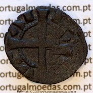 Portugal King Sancho II billon dinheiro – Reverse (brightness variation 2) – Ref. MQ.1D.AG.S2.06.03.A1