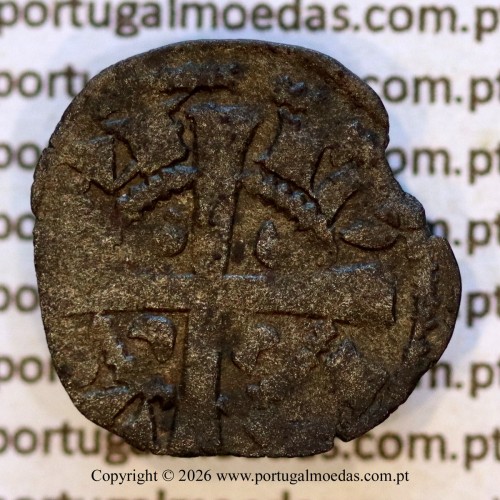 Dinheiro D. Sancho II (1223–1248) bolhão – Reverso – Ref. MQ.1D.AG.S2.08.01.A1