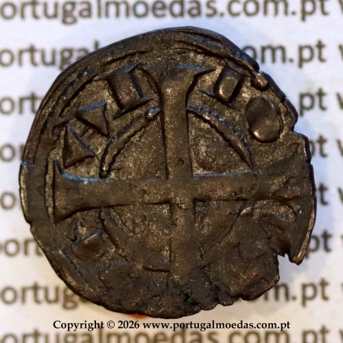 Dinheiro bolhão D. Sancho II (1223–1248) – Reverso – Ref. MQ.1D.AG.S2.08.13.A1