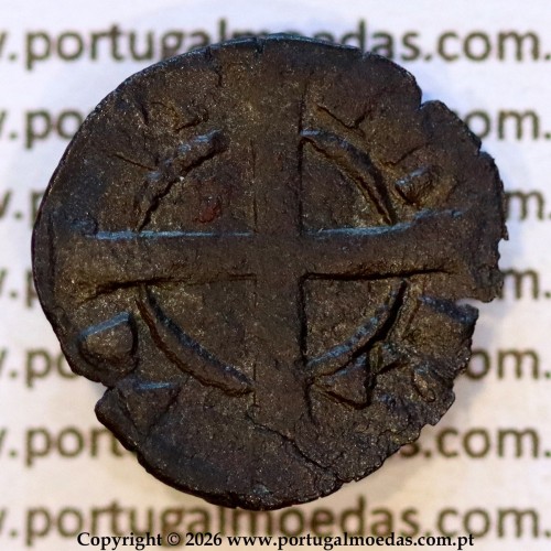 Dinheiro D. Sancho II (1223–1248) bolhão– reverso – Ref. MQ.1D.AG.S2.08.13.A1