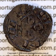 Portugal, Dinheiro em bolhão de D. Sancho II (1223–1248) – Anverso – Ref. MQ.1D.AG.S2.08.13.B2