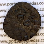 Dinheiro bolhão de D. Sancho II (1223–1248) – Anverso (Variação Brilho 1) – Ref. MQ.1D.AG.S2.09.01.A1-A3