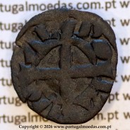 Dinheiro bolhão de D. Sancho II (1223–1248) – Reverso (Variação Brilho 1) – Ref. MQ.1D.AG.S2.09.01.A1-A5