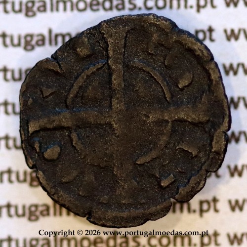 Dinheiro bolhão de D. Sancho II (1223–1248) – Anverso – Ref. MQ.1D.AG.S2.11.04.A3-A1