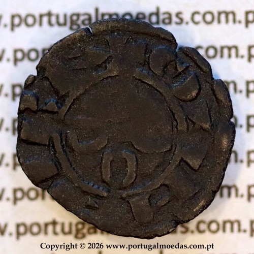 Dinheiro bolhão de D. Sancho II (1223–1248) – Reverso – Ref. MQ.1D.AG.S2.11.04.A3-A2