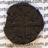 Dinheiro em bolhão de D. Sancho II (1223–1248) – Reverso – Ref. MQ.1D.AG.S2.11.04.A5-F2