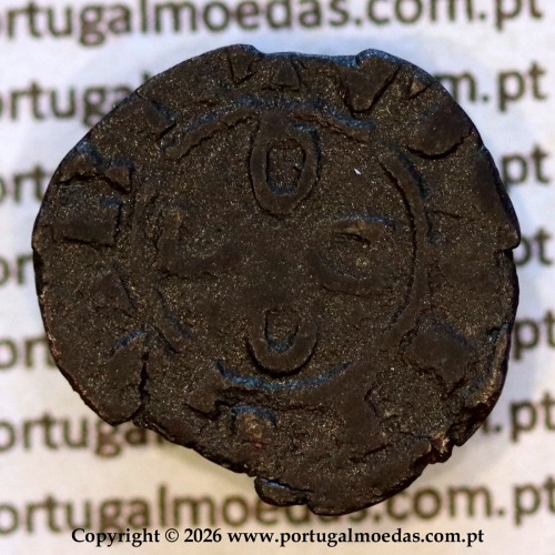 Portugal Dinheiro in billon of King Sancho II (1223–1248) – Obverse – Ref. MQ.1D.AG.S2.11.04.A5-f1