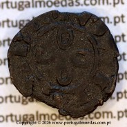Portugal Dinheiro in billon of King Sancho II (1223–1248) – Obverse – Ref. MQ.1D.AG.S2.11.04.A5-f1