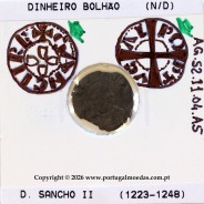 Portugal Dinheiro in billon of King Sancho II (1223–1248) – Iconography Detail – Ref. MQ.1D.AG.S2.11.04.A5-f3