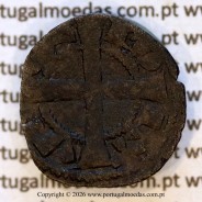Dinheiro em bolhão de D. Sancho II (1223–1248) – Reverso – Ref. MQ.1D.AG.S2.11.04.A6-F2