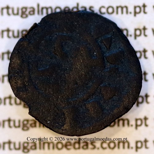 Portugal billon dinheiro, PORTVGAL epigraphy and equilateral cross, S2.11.04