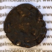 Portugal Dinheiro in billon of King Sancho II (1223–1248) – Obverse – Ref. MQ.1D.AG.S2.11.04.B7-f1