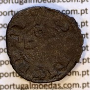 Dinheiro em bolhão de D. Sancho II (1223–1248) – Anverso – Ref. MQ.1D.AG.S2.11.13.A1