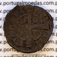 Dinheiro em bolhão de D. Sancho II (1223–1248) – Reverso – Ref. MQ.1D.AG.S2.11.13.A1